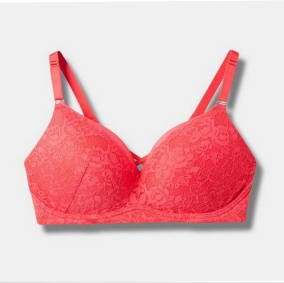 NWT Torrid Wire-Free Push-Up Bra Super Soft Lace Size 40DDD - Picture 3 of 8